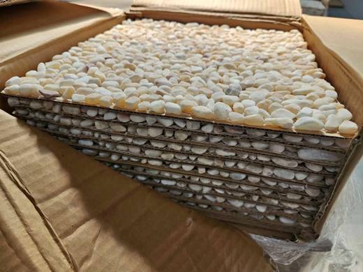 12"x12" Mesh Backed Pebble Tile Mosaic Backsplash Bathroom Shower Kitchen Wall Tiles