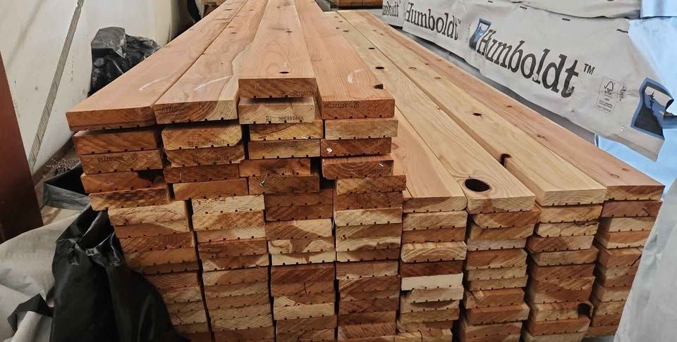 2x6 Redwood Decking ($1.75/lf) Shop/Falldown - 10ft/12ft, photo 4