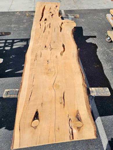 Great Character 9'4" Juniper 3" Thick Slab - Epoxy Project Wood Mantel Table Bartop