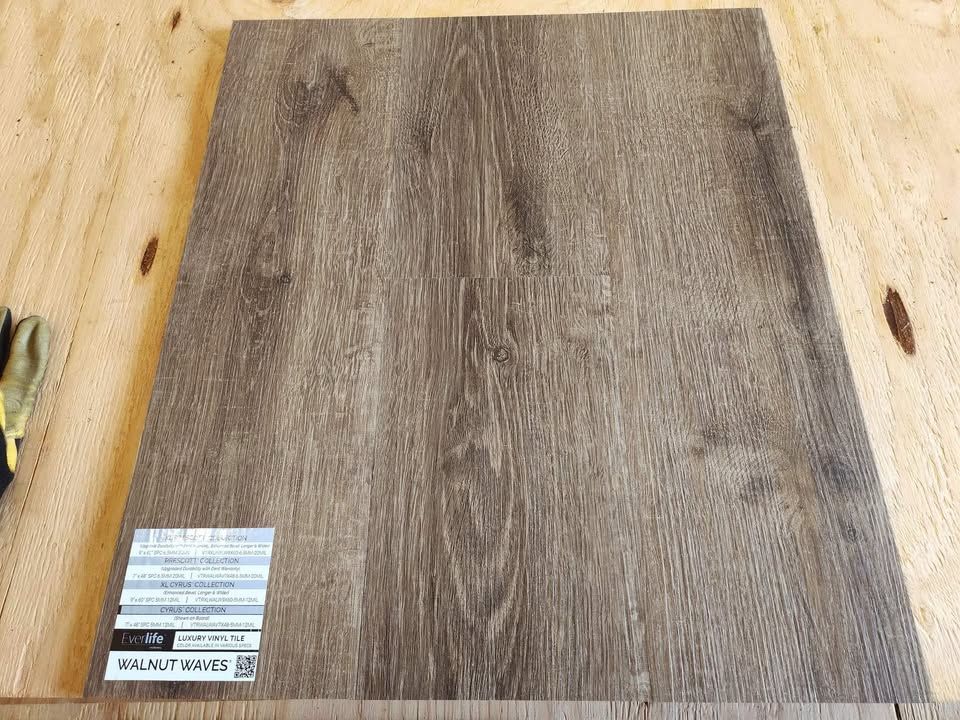 "Walnut Waves" - LVP Flooring - MSI Cyrus Collection - 7x48 - Pad Attached - $2.59/sqft Luxury Vinyl, photo 2