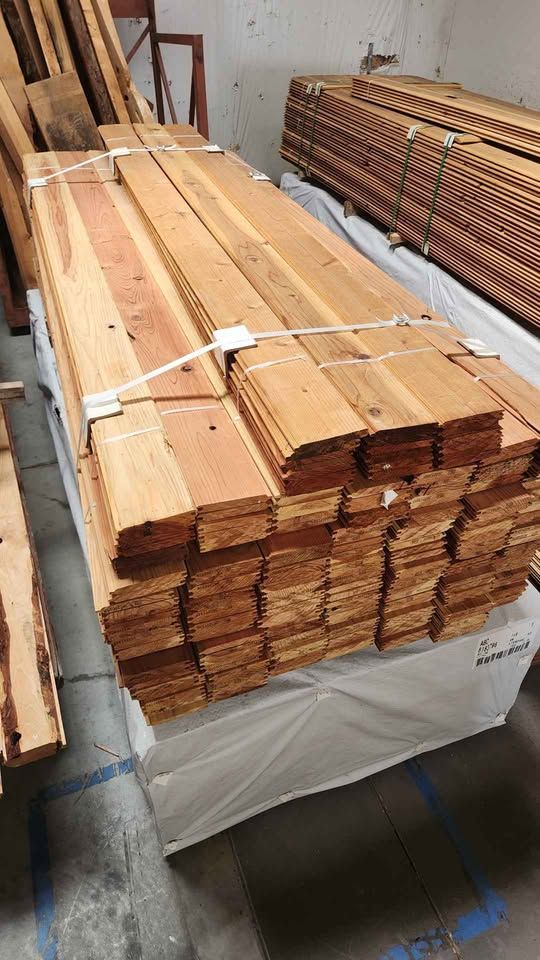 1x6 Redwood T&G ($1.29/lin ft) 8', 10', 12', 14' & 16' Wall Paneling Soffit Wood Lumber Cedar TNG, photo 2