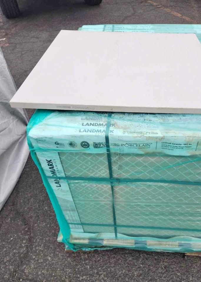24"x48" & 24"x24" 3/4in/20mm Porcelain Pavers-Montauk White-($4.50/sqft) Outdoor Patio Tile Flooring, photo 1