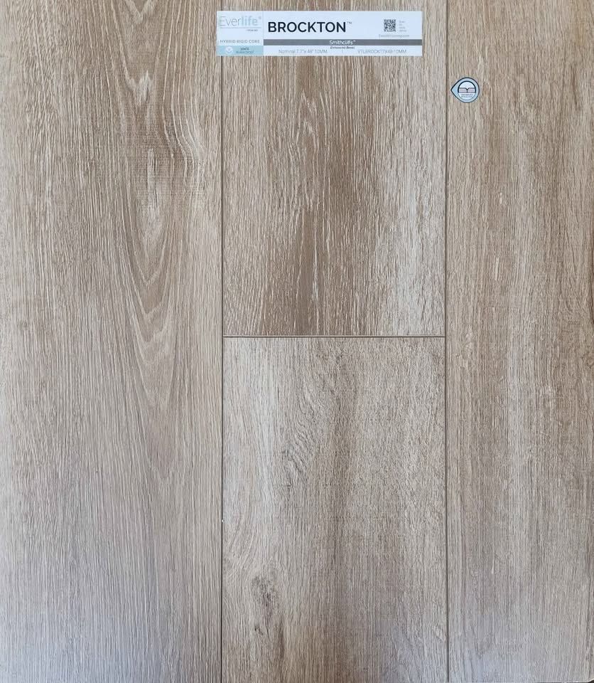 Smithcliffs "Brockton" 10mm Laminate Flooring ($2.99/sqft) 100% Waterproof Super Durable 7.7"x48", photo 3
