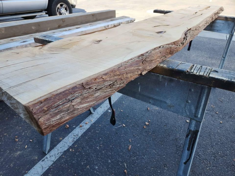 Live Edge Wood Slab - Kiln Dried Juniper - 3x15x9'3" - Great Epoxy Project Material, photo 3