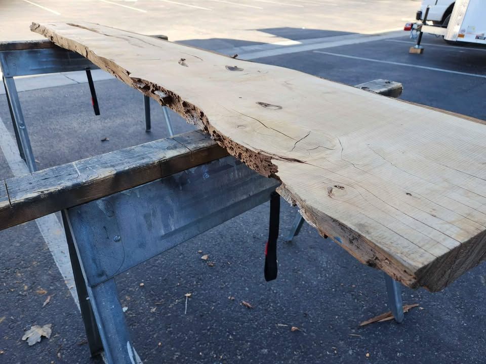 Live Edge Wood Slab - Kiln Dried Juniper - 3x15x9'3" - Great Epoxy Project Material, photo 4