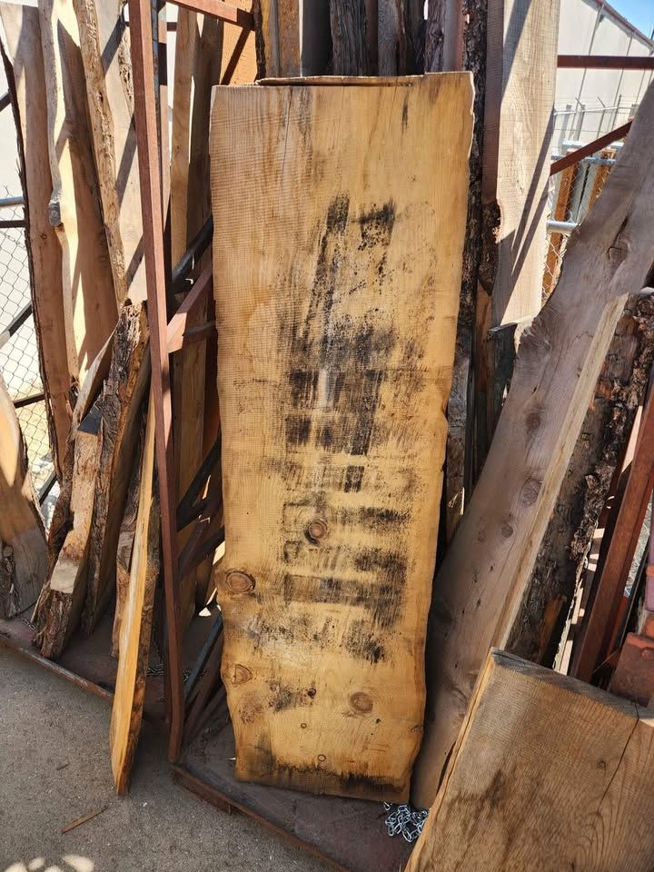 Wood Slab Woodworking Live Edge Epoxy Project 27" x 7'4" x 5", photo 2