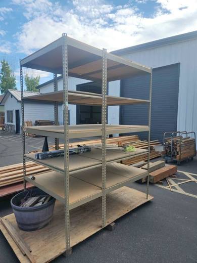 4'x6'x8' Heavy Duty 5 Shelf Shelving Storage Unit Organization