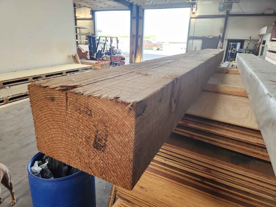8x12x12 Rough Sawn Beam Lumber Wood, photo 2