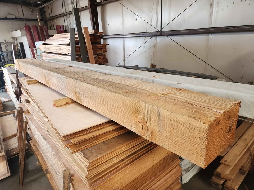 8x12x12 Rough Sawn Beam Lumber Wood, photo 4