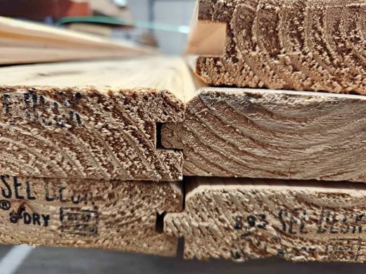 ($1.50/lf) 2x6 8ft, 10ft & 12ft Tongue and Groove Fir Boards - Car Decking TNG t&g Wood Lumber