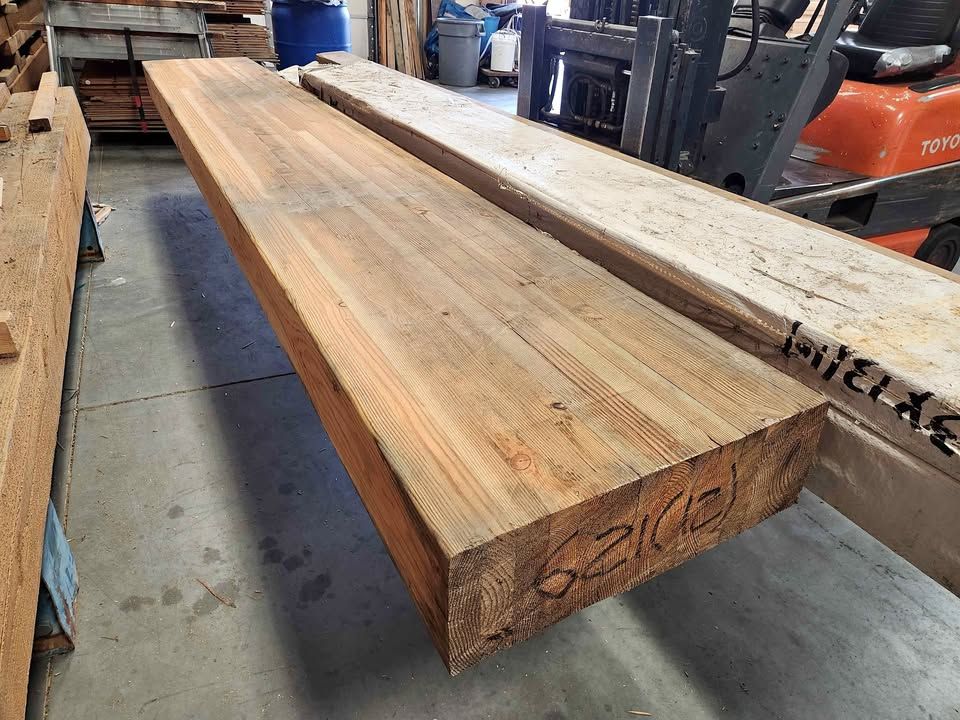 7x21x12 Glulam Beam Engineered Lumber 6-3/4x20-7/8x12, photo 1