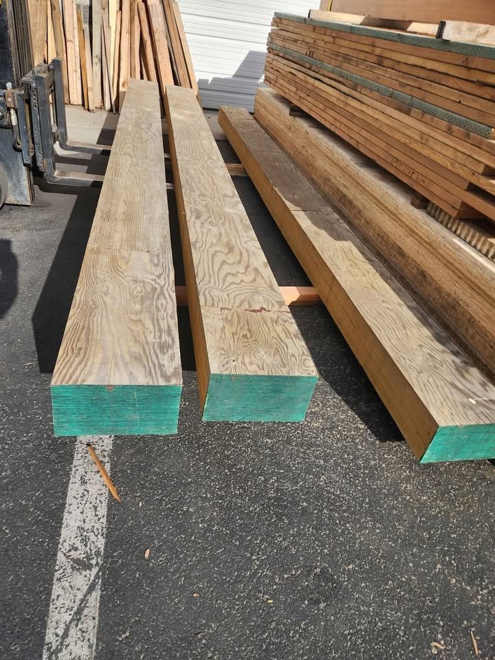 7-1/4 x 11-7/8 x 16 Microlam LVL (1 available) 8x12x16 Engineered Wood Beam Lumber Building Material, photo 3