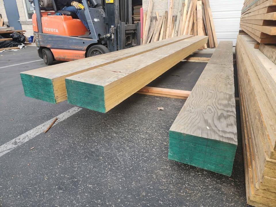 7-1/4 x 11-7/8 x 16 Microlam LVL (1 available) 8x12x16 Engineered Wood Beam Lumber Building Material, photo 4