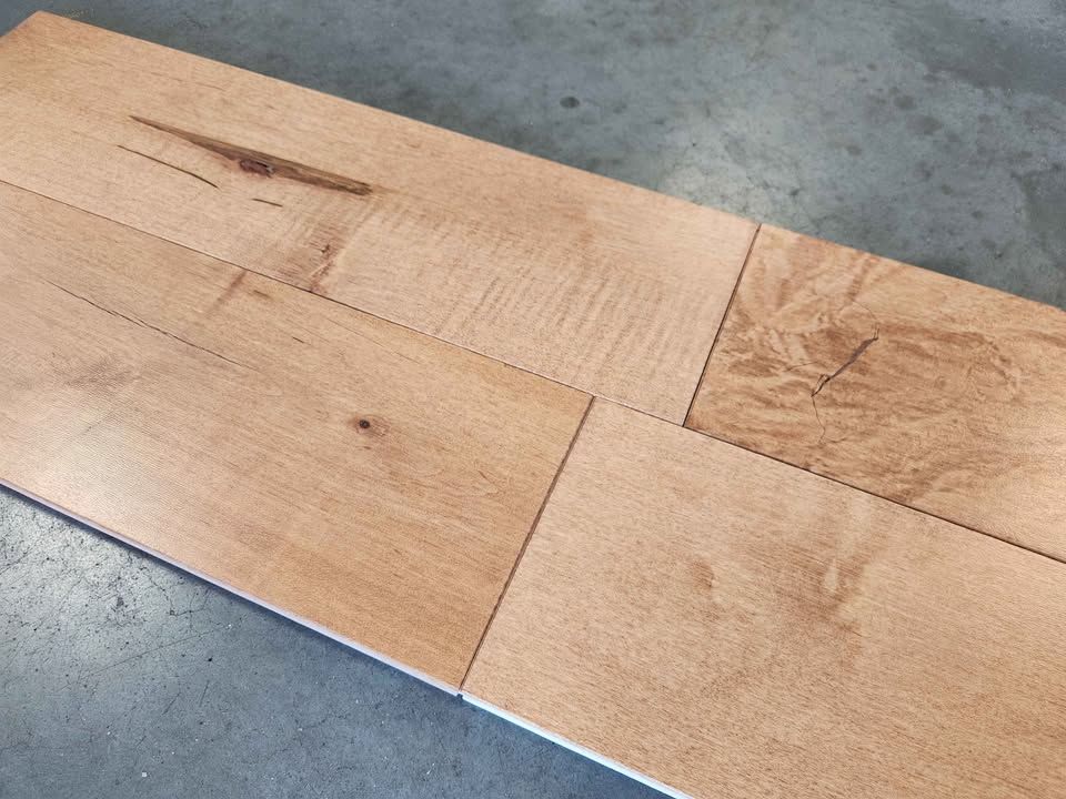3/4" Solid Hardwood Flooring - Maple Crema ($3.50/sqft), photo 4