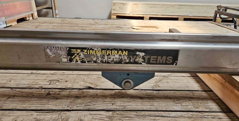 12ft Overhead Hoist Rail Track Monorail w/ Trolleys Crane Zimmermann, photo 1