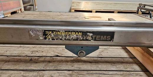 12ft Overhead Hoist Rail Track Monorail w/ Trolleys Crane Zimmermann