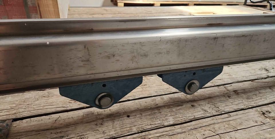 12ft Overhead Hoist Rail Track Monorail w/ Trolleys Crane Zimmermann, photo 4