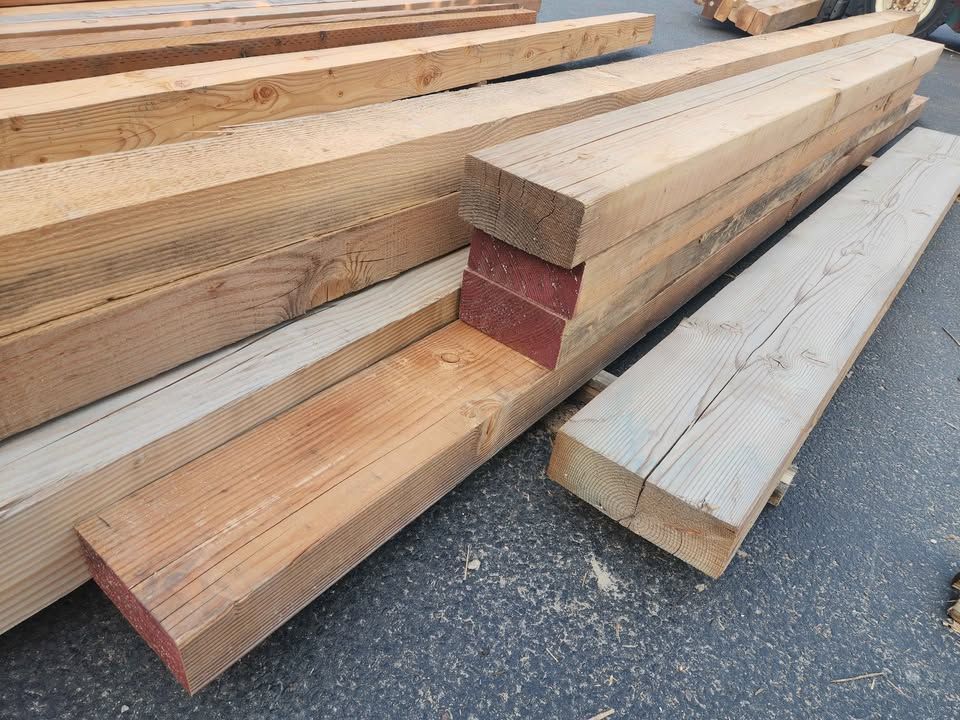 4x8x12 Lumber Wood Beam Building Materials, photo 2