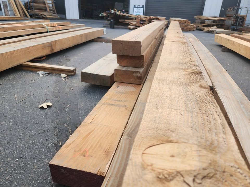 4x8x12 Lumber Wood Beam Building Materials, photo 4