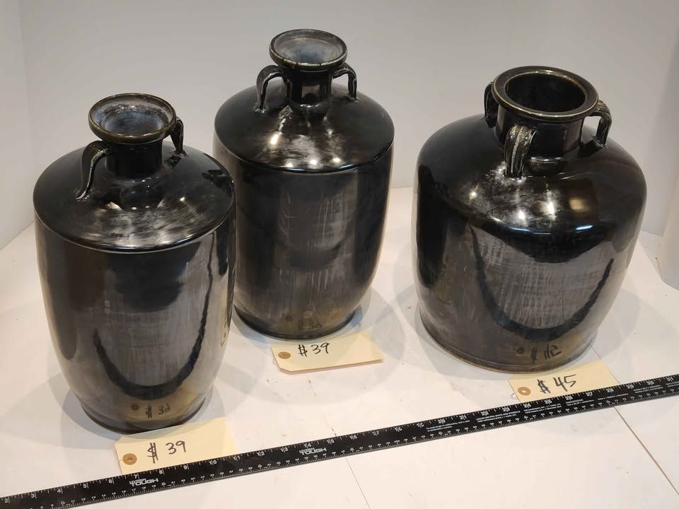 Decorative Black Porcelain Jars, photo 3