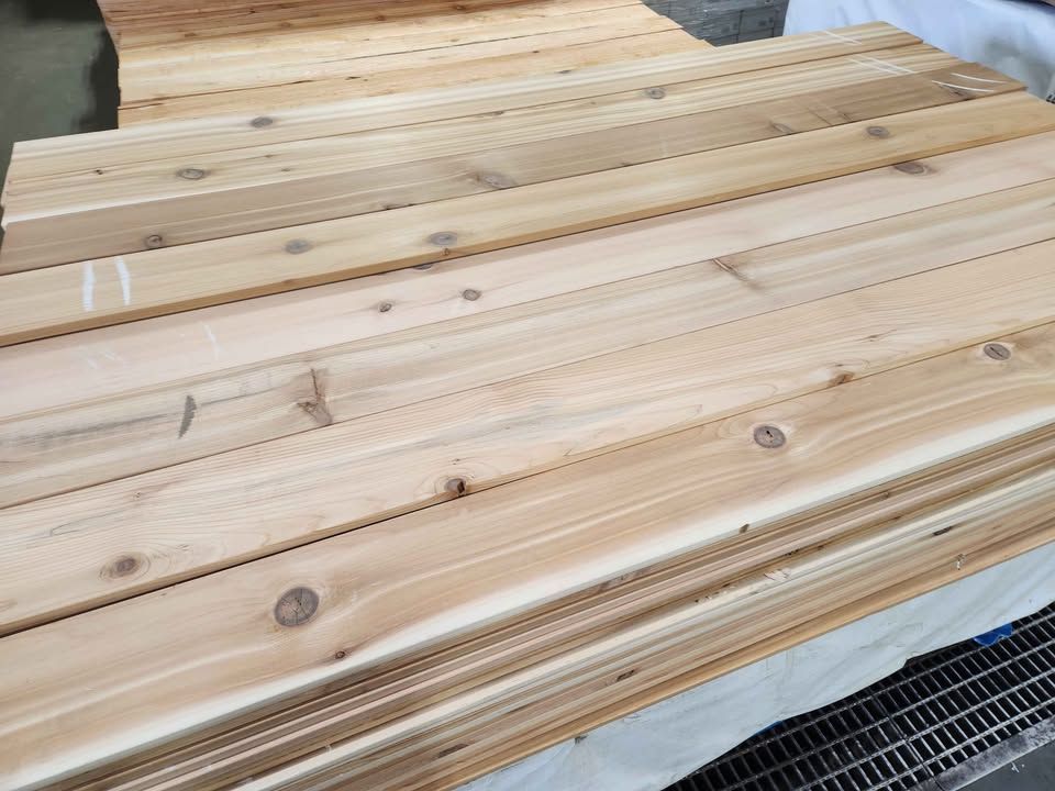 ($3.95 ea) 1x6x5 Cedar Square Edge WRC Boards (5/8x5-1/2x5 true) Decking, Fence, Trim, Sauna, Wood, photo 4