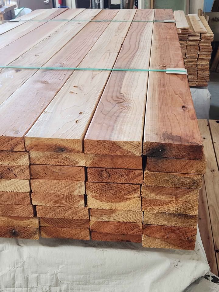 2x6 Redwood S4S Superior Common ($2.69/lin ft) Decking Boards 8/10/12/14ft, photo 2