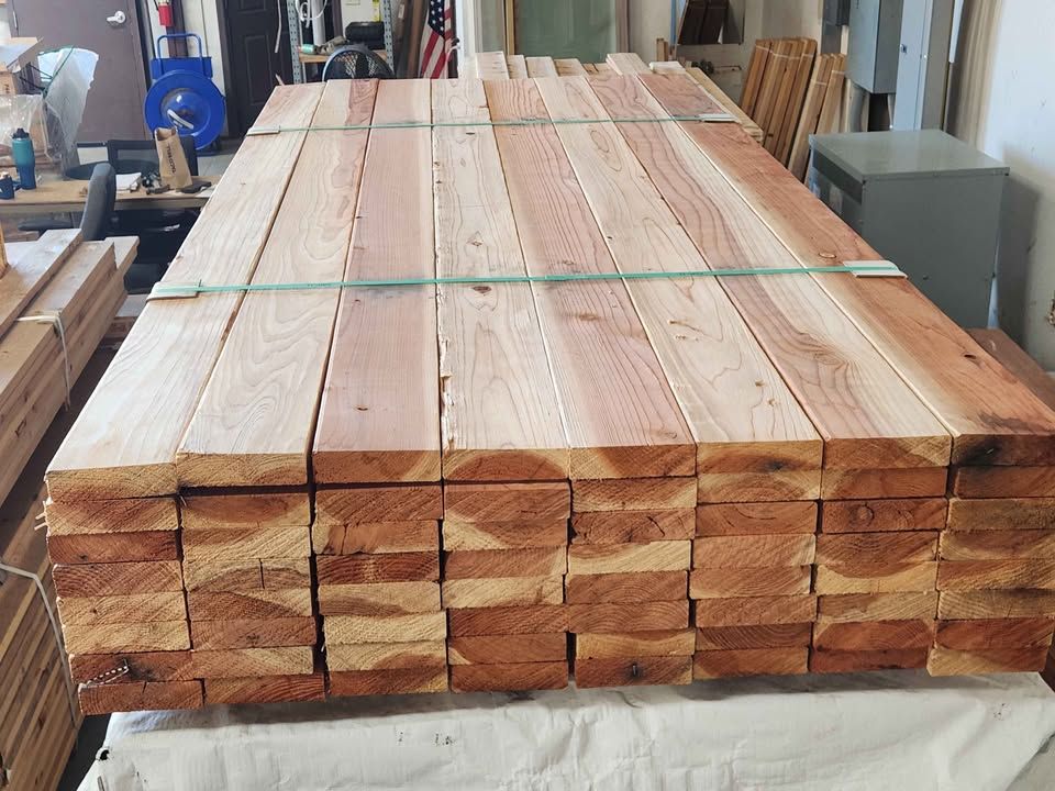 2x6 Redwood S4S Superior Common ($2.69/lin ft) Decking Boards 8/10/12/14ft, photo 3