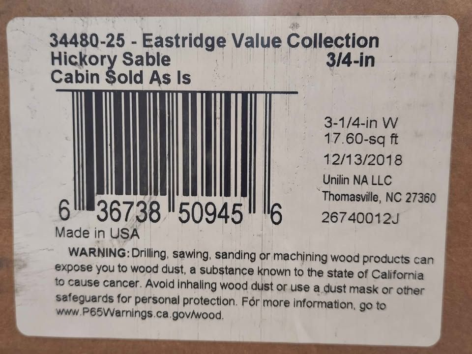 "Hickory Sable" Mohawk 3/4 in Solid Hardwood Flooring ($3.24/sqft) 3-1/4 in width x random length, photo 4