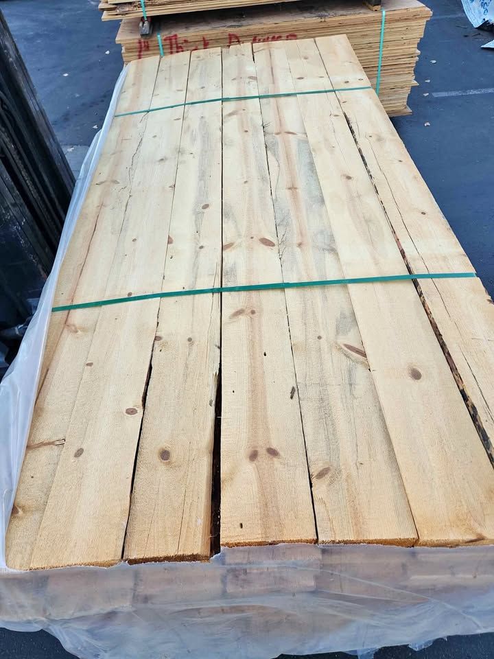 ($3.25 ea) 2x6x8 Rustic Blue Stain Pine Pre-milled Boards Wood Lumber Trim, photo 1