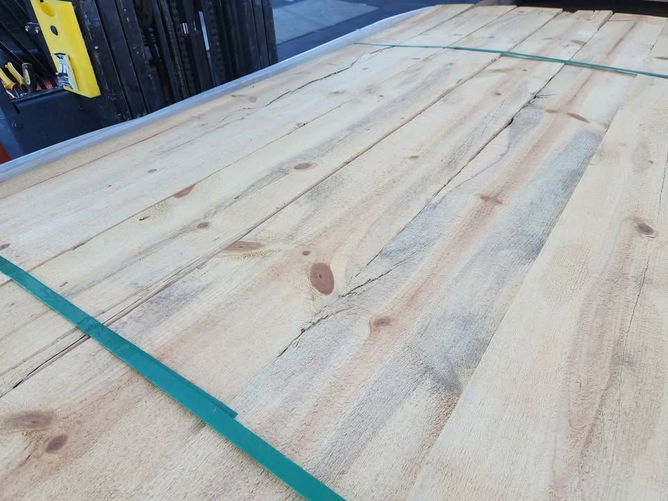 ($3.25 ea) 2x6x8 Rustic Blue Stain Pine Pre-milled Boards Wood Lumber Trim, photo 3