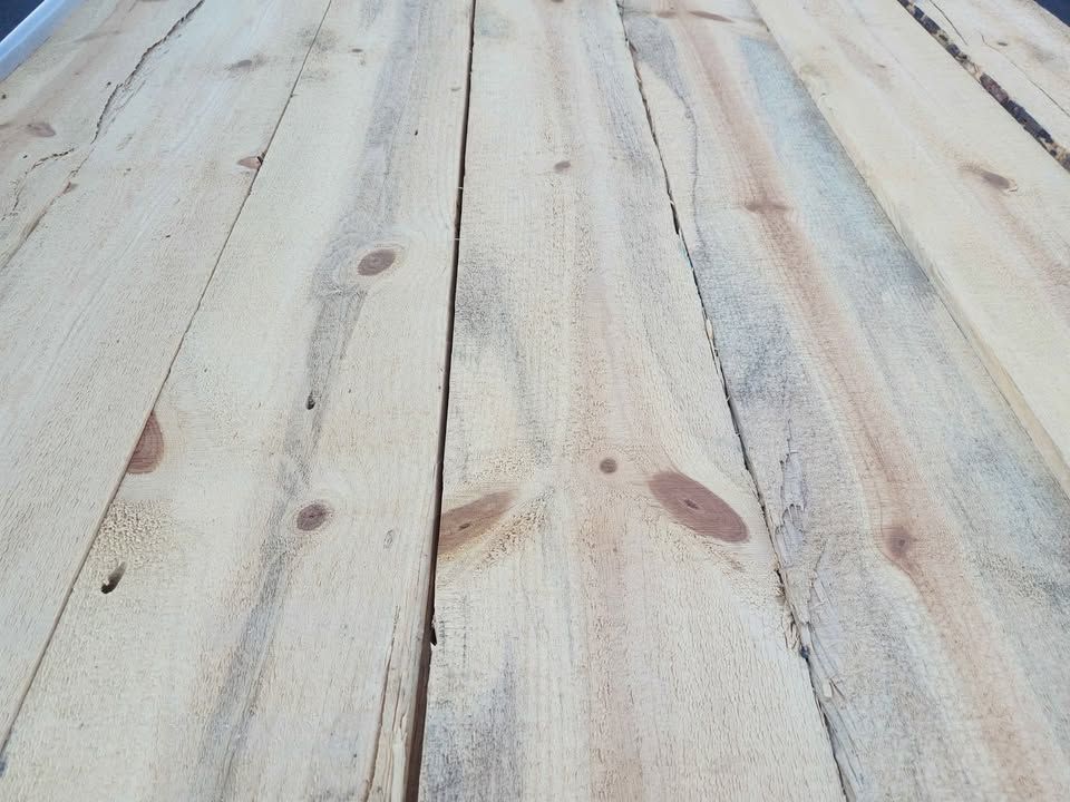 ($3.25 ea) 2x6x8 Rustic Blue Stain Pine Pre-milled Boards Wood Lumber Trim, photo 4