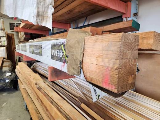 5-1/2x10-3/8x16 (2) Rosboro X-Beam Glulam Engineered Wood Beam Lumber Building 6x11x16