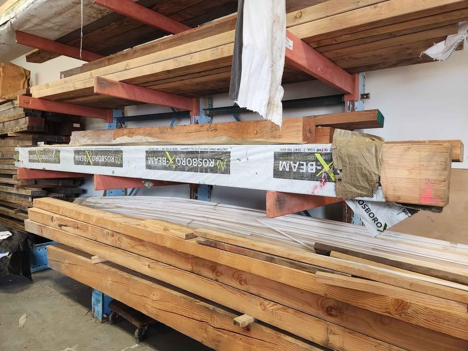 5-1/2x10-3/8x16 (2) Rosboro X-Beam Glulam Engineered Wood Beam Lumber Building 6x11x16, photo 2