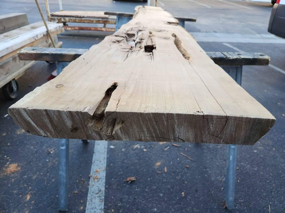 Cool Epoxy Project Wood - Live Edge Kiln Dried 3x14x9'3" Juniper Slab, photo 2