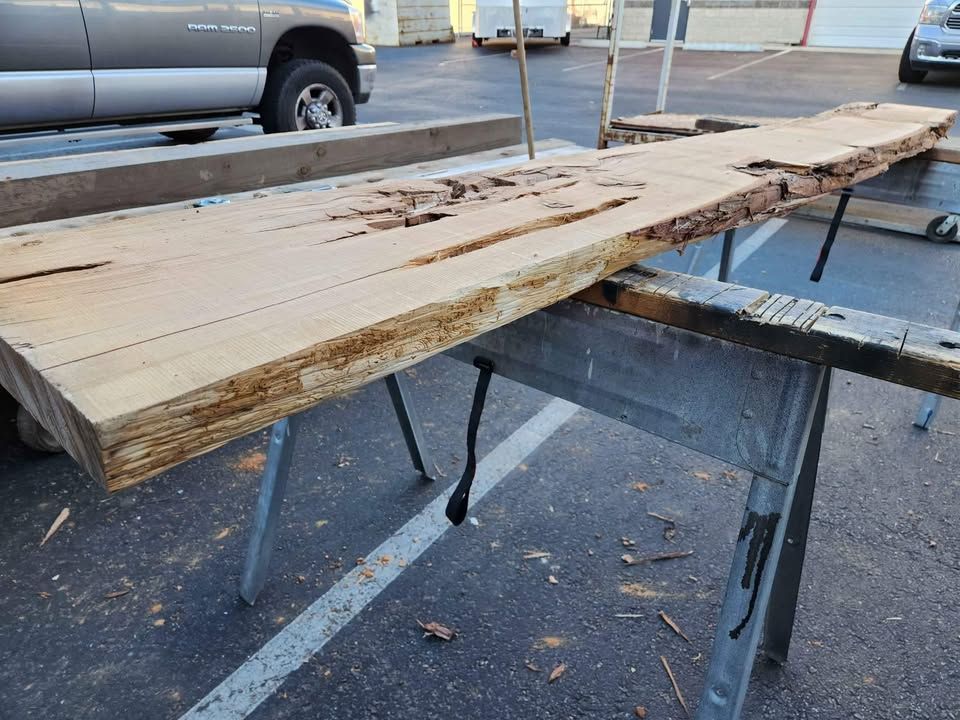 Cool Epoxy Project Wood - Live Edge Kiln Dried 3x14x9'3" Juniper Slab, photo 3