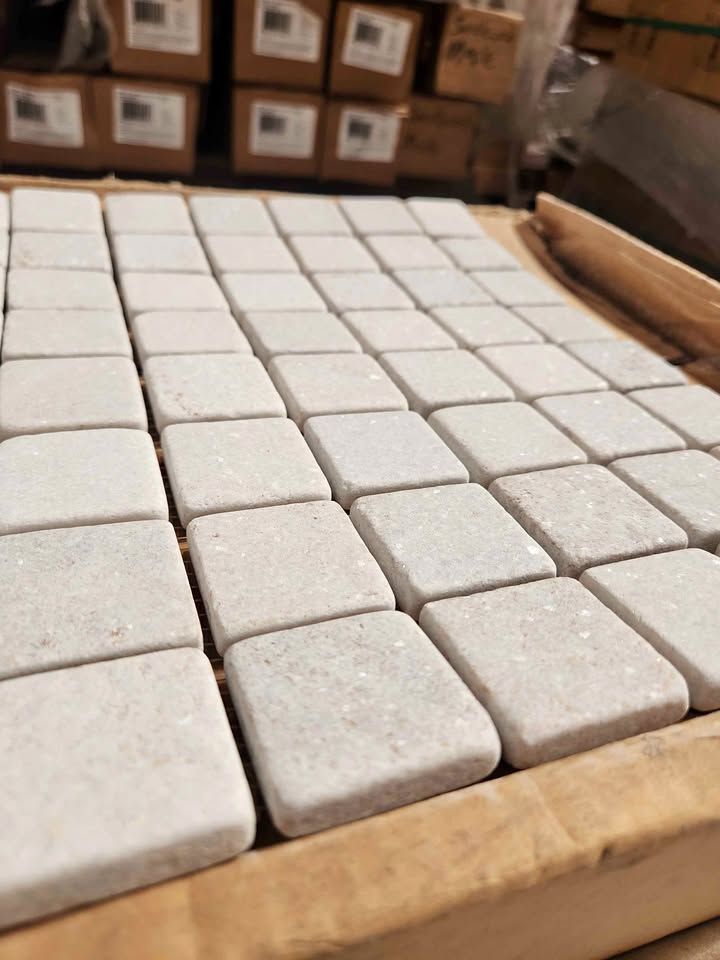 12"x12" Mesh Backed Stone Tile Mosaic - Backsplash Bathroom Shower Kitchen Tiles, photo 1
