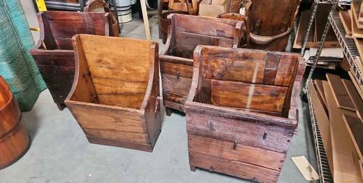 Vintage Wooden Horse Pack - Cool Planter - Rustic Equestrian Home / Cabin / Barn Decor Basket Bucket