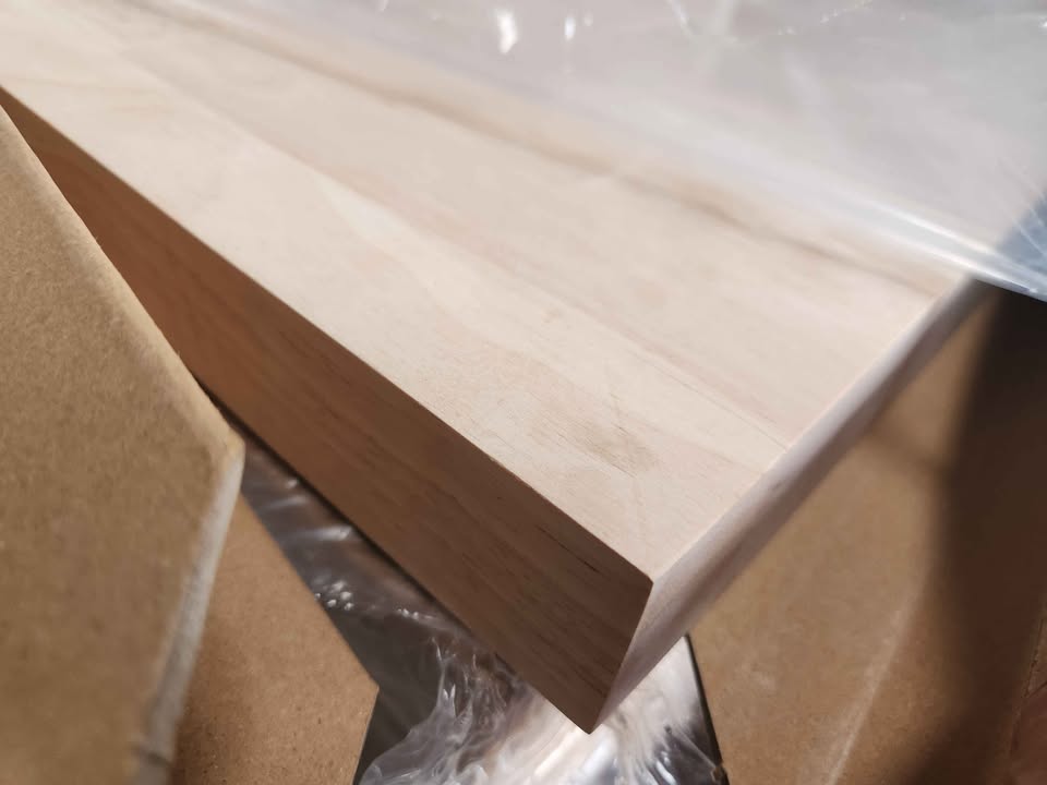 Unfinished Hevea Solid Wood Butcher Block Countertops 25in by 8ft, 10ft, 12ft or 39"x72" Island, photo 10