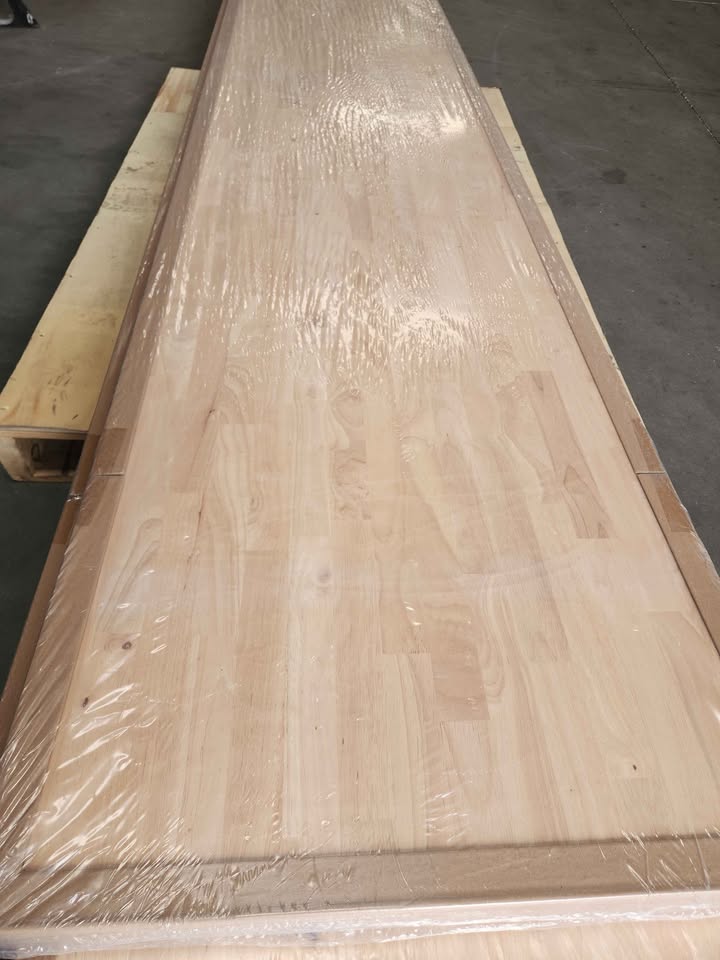 Unfinished Hevea Solid Wood Butcher Block Countertops 25in by 8ft, 10ft, 12ft or 39"x72" Island, photo 6