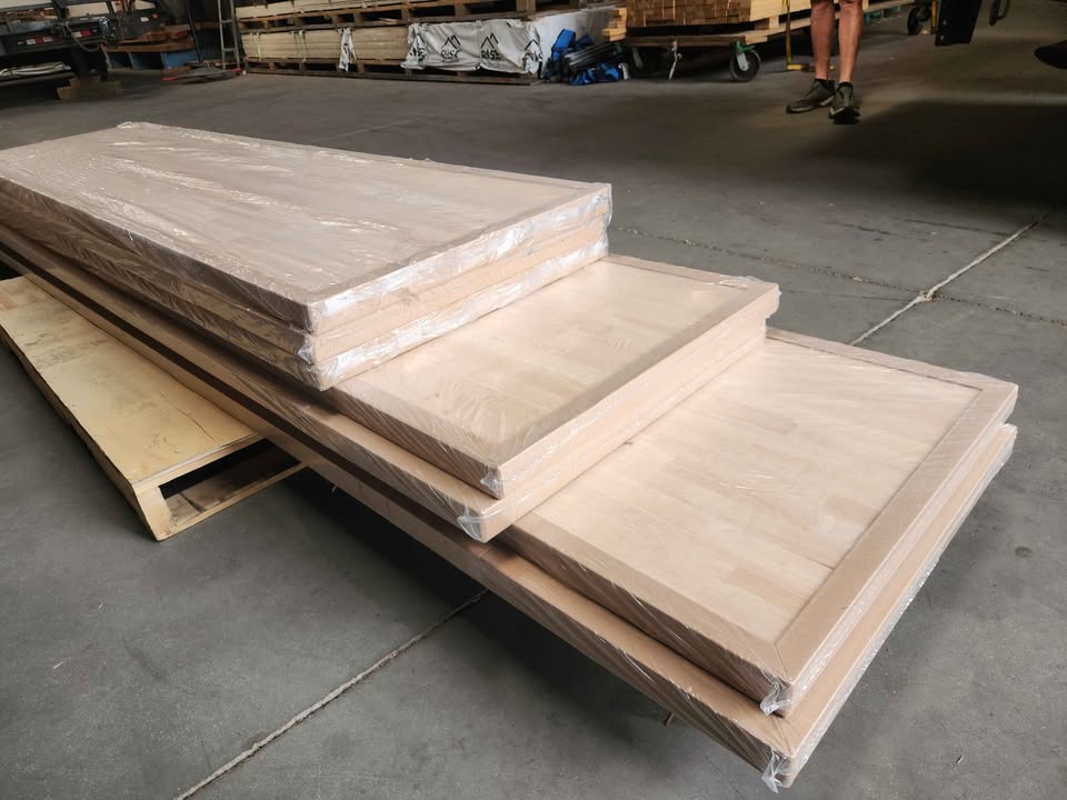 Unfinished Hevea Solid Wood Butcher Block Countertops 25in by 8ft, 10ft, 12ft or 39"x72" Island, photo 7