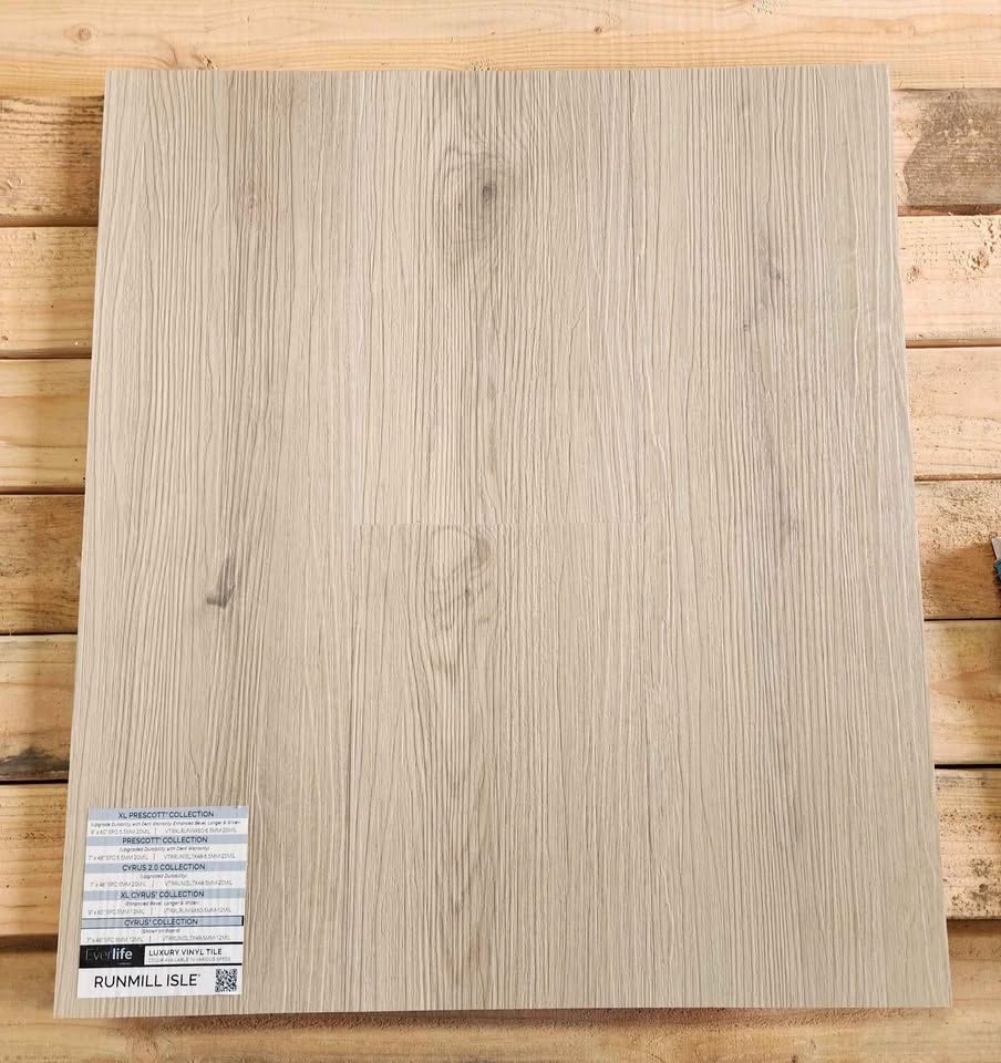 "Runmill Isle" LVP Flooring - 6.5mm/20mil ($2.85/sqft) Pad Attached - 100% Waterproof, photo 4