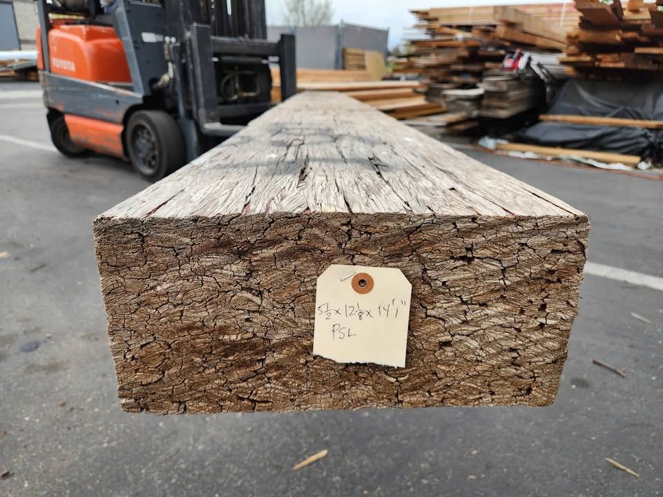 5-1/2x12-1/8x14'1" PSL 2.2E Parallel Strand Lumber Engineered Wood Beam Building Materials 6x12x14, photo 2