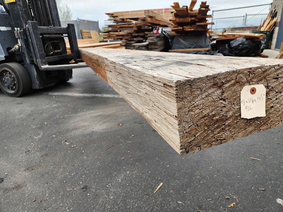 5-1/2x12-1/8x14'1" PSL 2.2E Parallel Strand Lumber Engineered Wood Beam Building Materials 6x12x14, photo 4