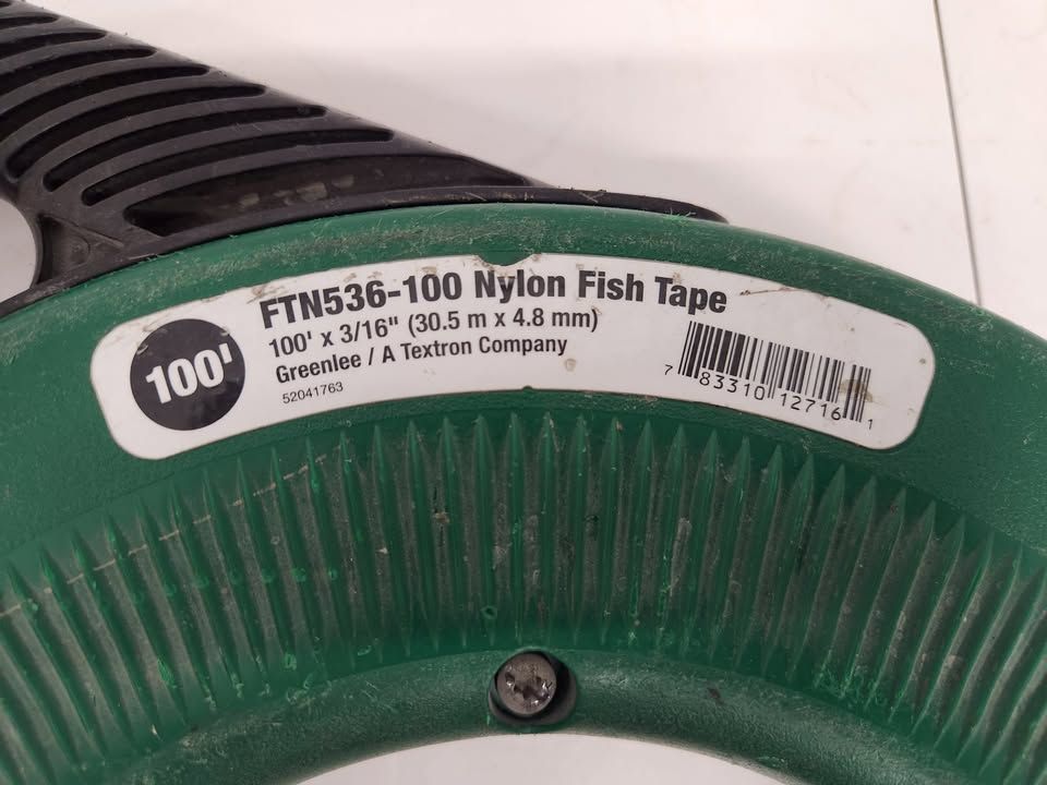 100' x 3/16" Nylon Fish Tape/Cable Puller, photo 2