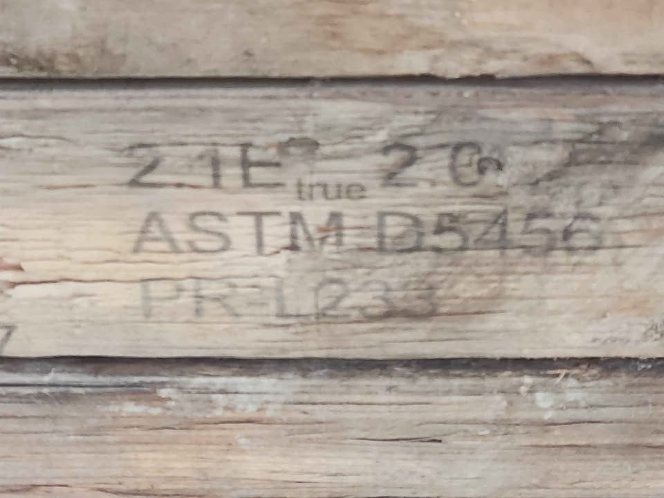 3.5x3.5x11'4" (2) LVL Engineered Lumber Beam Wood - 4x4x11'4", photo 4