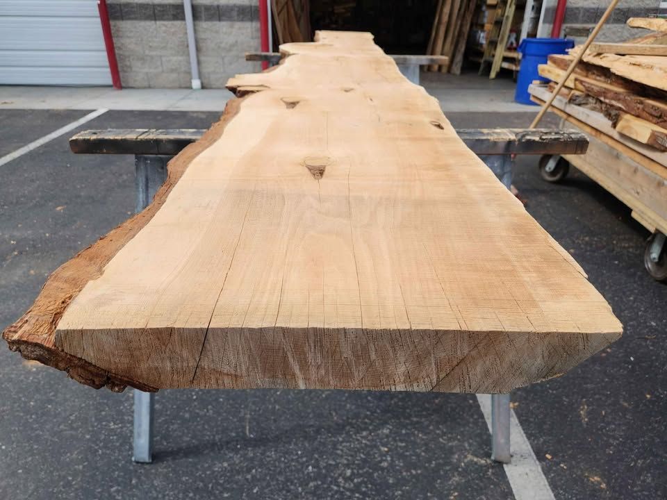 3in Kiln Dried Juniper Live Edge Slab - 3x17x11'4", photo 2