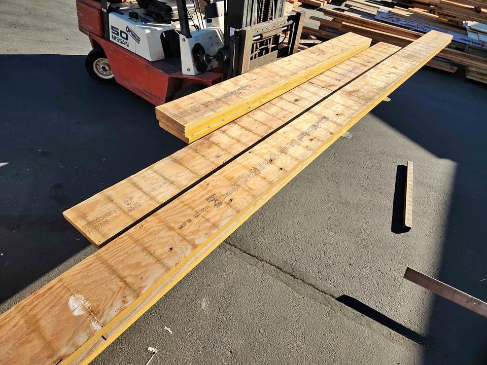 2x12 LVL Microlam 10ft ($55), 14ft ($75) & 22ft ($120), Engineered Lumber Beam Header Wood, photo 1