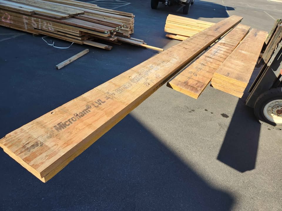 2x12 LVL Microlam 10ft ($55), 14ft ($75) & 22ft ($120), Engineered Lumber Beam Header Wood, photo 4
