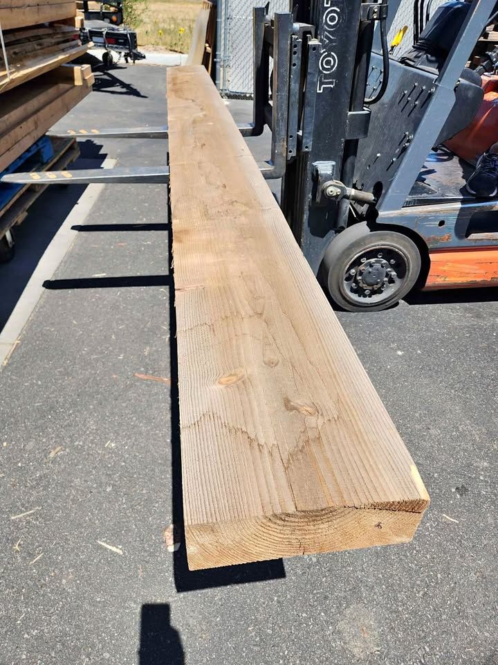5x12x12.5ft Wood Beam Lumber Building Materials Construction, photo 1