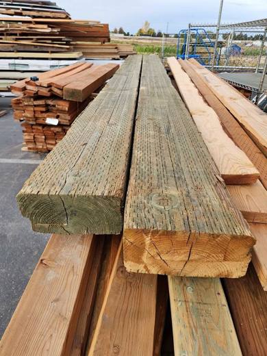 6x12x16 (2 available) Pressure Treated Beam Lumber Wood Building Materials